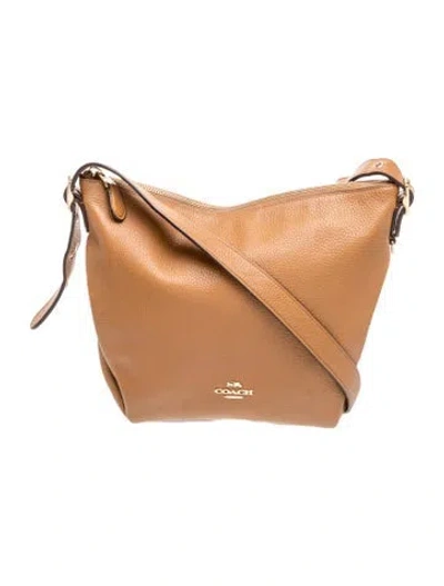 Pre-owned Coach Leather Crossbody Bag In Brown