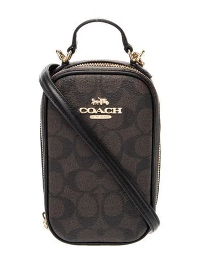 Pre-owned Coach Leather Crossbody Bag In Brown