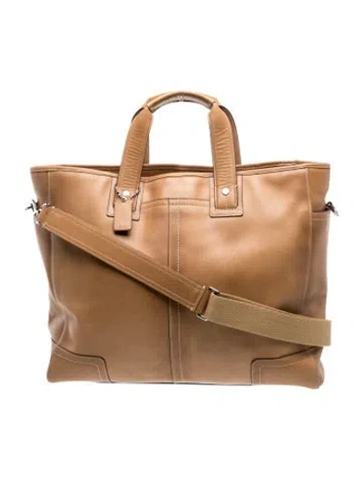 Pre-owned Coach Leather Crossbody Bag In Brown
