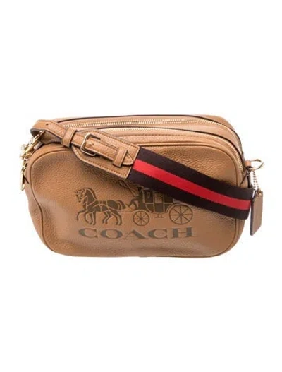 Pre-owned Coach Leather Crossbody Bag In Brown