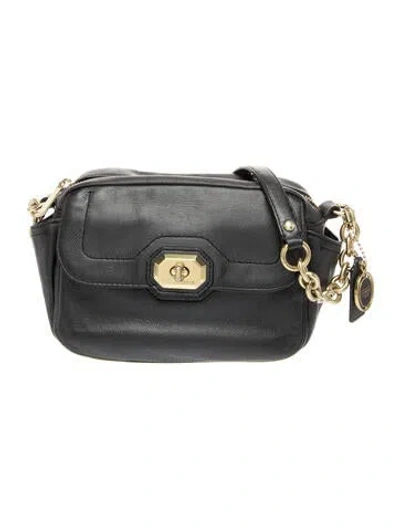 Pre-owned Coach Leather Crossbody Bag In Gray