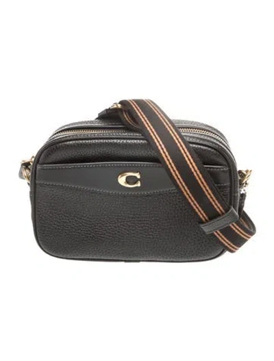Pre-owned Coach Leather Crossbody Bag In Gray