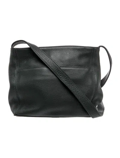 Pre-owned Coach Leather Crossbody Bag In Gray