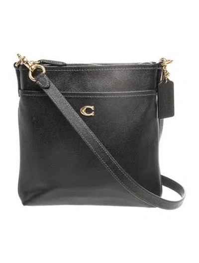 Pre-owned Coach Leather Crossbody Bag In Green
