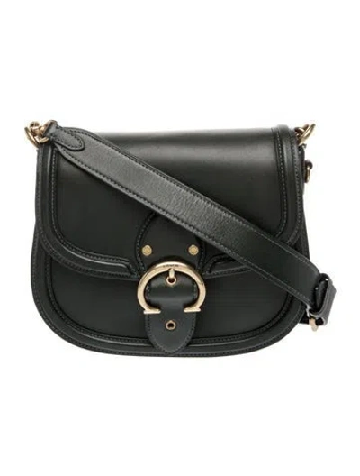Pre-owned Coach Leather Crossbody Bag In Green