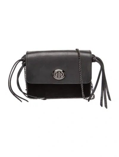 Pre-owned Coach Leather Crossbody Bag In Grey