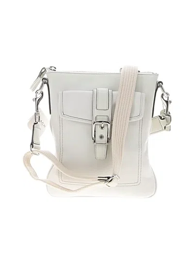 Coach Leather Crossbody Bag In Ivory