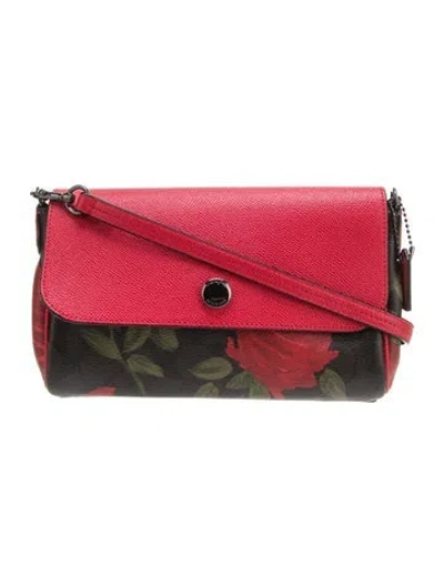 Pre-owned Coach Leather Crossbody Bag In Multi