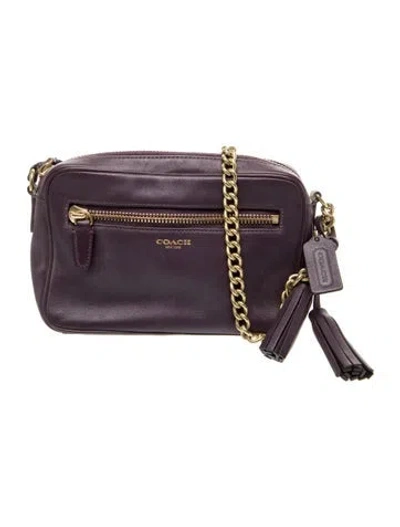 Pre-owned Coach Leather Crossbody Bag In Multi