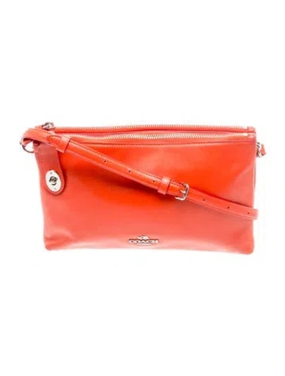 Pre-owned Coach Leather Crossbody Bag In Multi