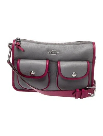 Pre-owned Coach Leather Crossbody Bag In Multi