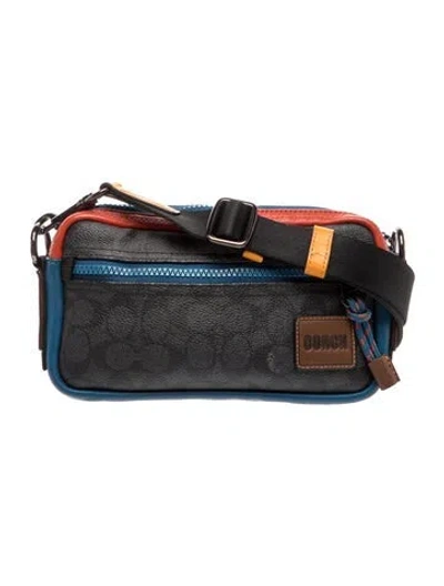 Pre-owned Coach Leather Crossbody Bag In Multi