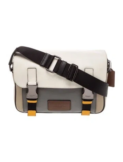 Pre-owned Coach Leather Crossbody Bag In Multi