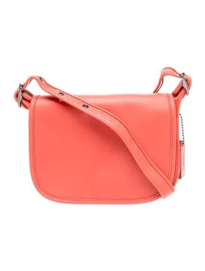 Pre-owned Coach Leather Crossbody Bag In Multi