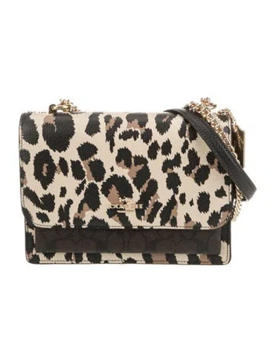 Pre-owned Coach Leather Crossbody Bag In Neutral