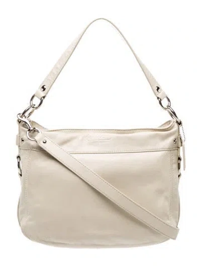Pre-owned Coach Leather Crossbody Bag In Neutral