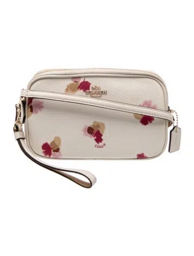 Pre-owned Coach Leather Crossbody Bag In Neutral