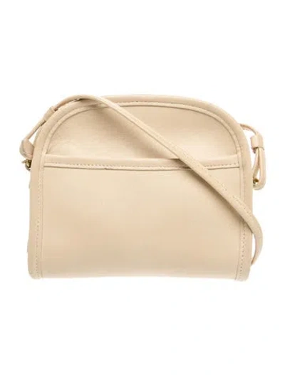 Pre-owned Coach Leather Crossbody Bag In Neutral