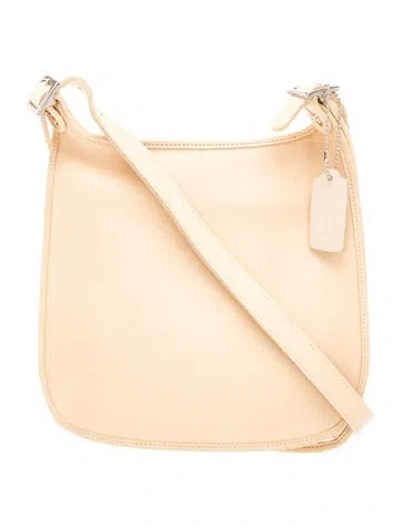 Pre-owned Coach Leather Crossbody Bag In Neutral