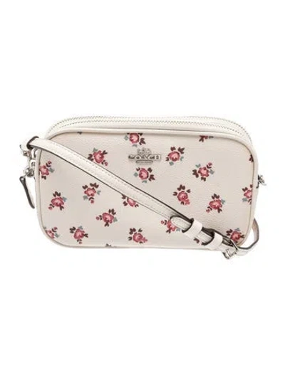 Pre-owned Coach Leather Crossbody Bag In Neutral