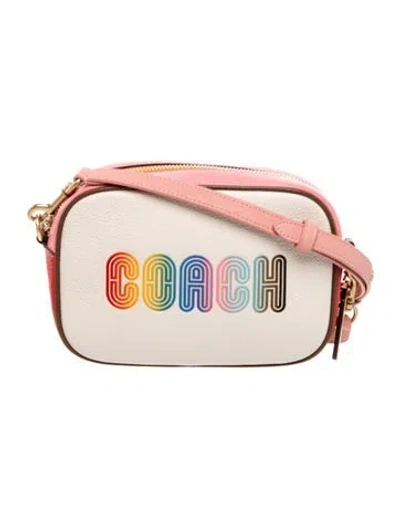 Pre-owned Coach Leather Crossbody Bag In Neutral