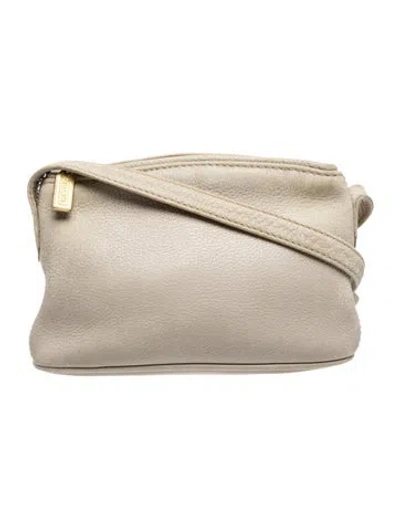 Pre-owned Coach Leather Crossbody Bag In Neutral