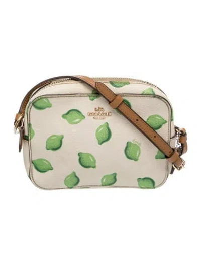 Pre-owned Coach Leather Crossbody Bag In Neutrals