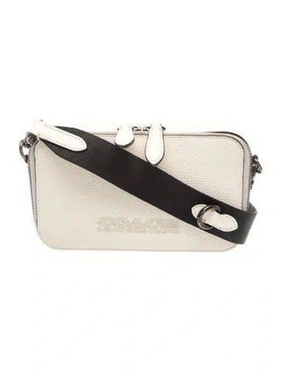 Pre-owned Coach Leather Crossbody Bag In Neutrals