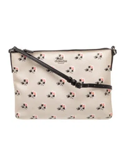 Pre-owned Coach Leather Crossbody Bag In Neutrals