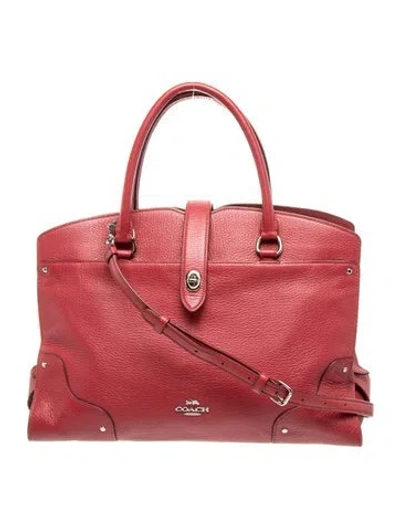 Pre-owned Coach Leather Crossbody Bag In Pink