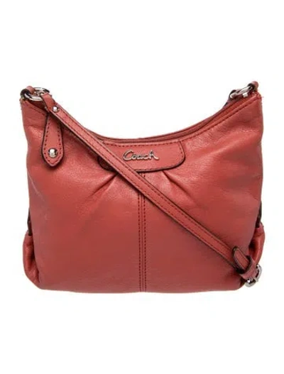 Pre-owned Coach Leather Crossbody Bag In Pink