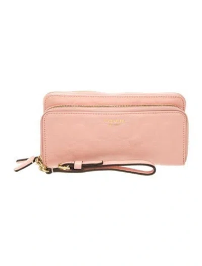 Pre-owned Coach Leather Crossbody Bag In Pink