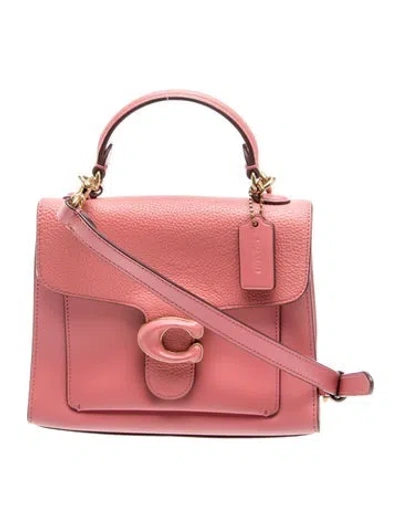 Pre-owned Coach Leather Crossbody Bag In Pink
