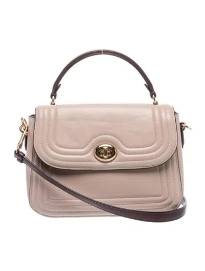 Pre-owned Coach Leather Crossbody Bag In Pink