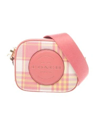 Pre-owned Coach Leather Crossbody Bag In Pink