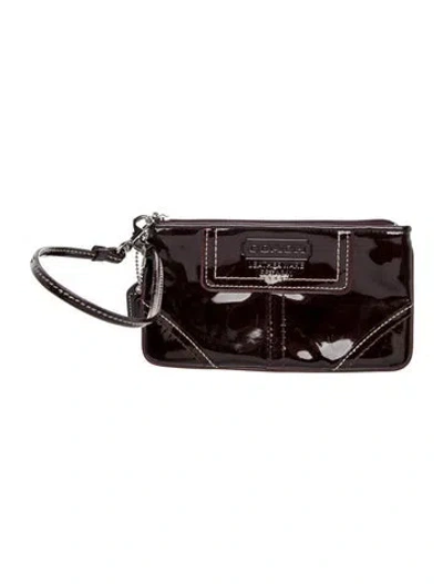Pre-owned Coach Leather Crossbody Bag In Purple