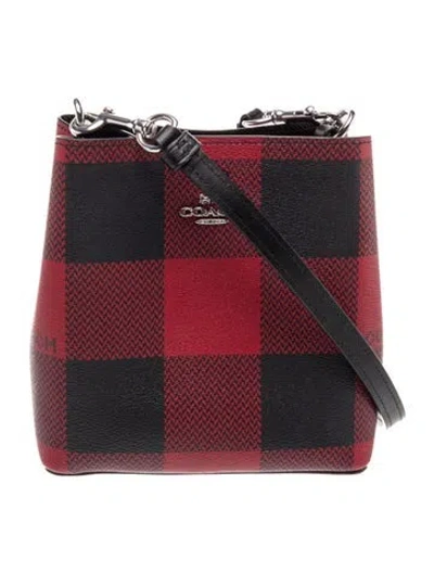 Pre-owned Coach Leather Crossbody Bag In Red