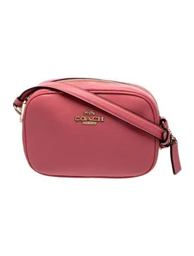 Pre-owned Coach Leather Crossbody Bag In Red