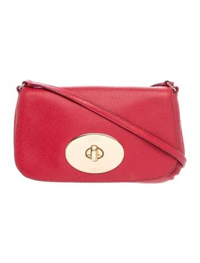 Pre-owned Coach Leather Crossbody Bag In Red