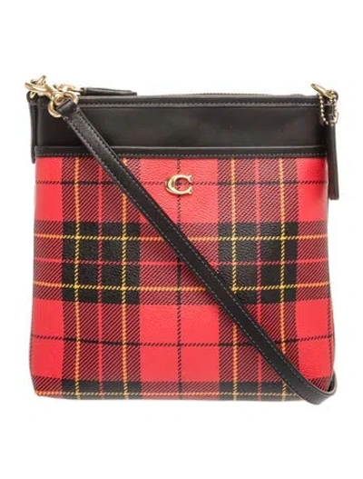 Pre-owned Coach Leather Crossbody Bag In Red