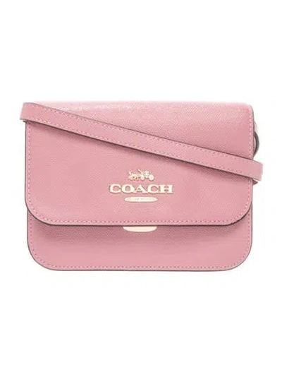 Pre-owned Coach Leather Crossbody Bag In Red