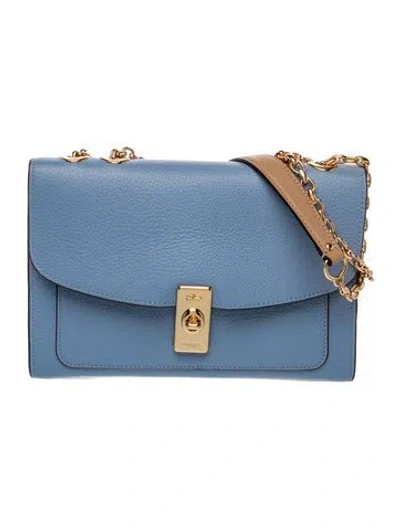Pre-owned Coach Leather Crossbody Bag W/ Tags In Blue