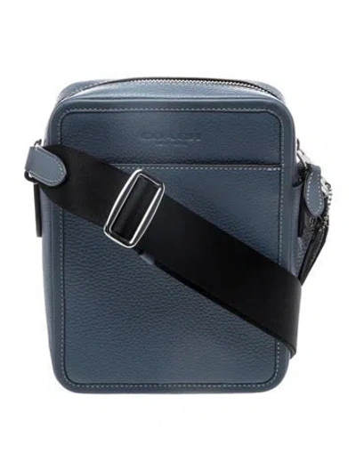 Pre-owned Coach Leather Crossbody Bag W/ Tags In Blue