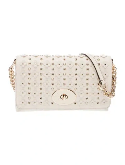 Pre-owned Coach Leather Crosstown In Neutral