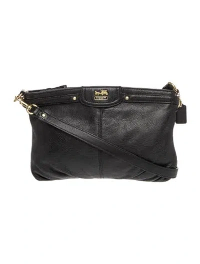 Pre-owned Coach Leather Evening Bag In Gray
