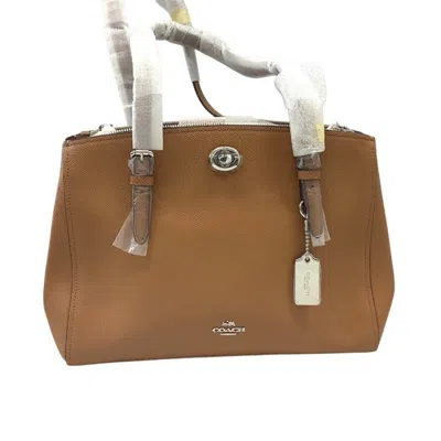Pre-owned Coach Leather Handbag () In Brown
