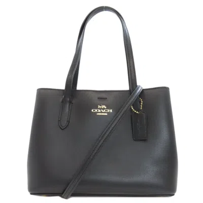 Pre-owned Coach Leather Handbag () In Black