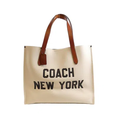 Pre-owned Coach Leather Handbag () In Black