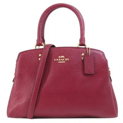 Pre-owned Coach Leather Handbag () In Blue