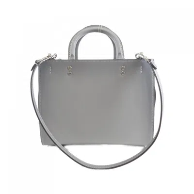 Pre-owned Coach Leather Handbag () In Gray